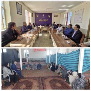 جلسه مدیریت موسسه در نهبندان